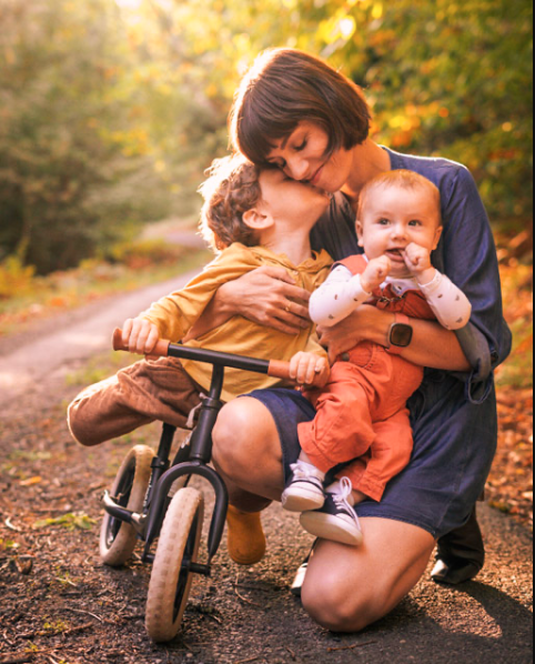 photo maman enfants