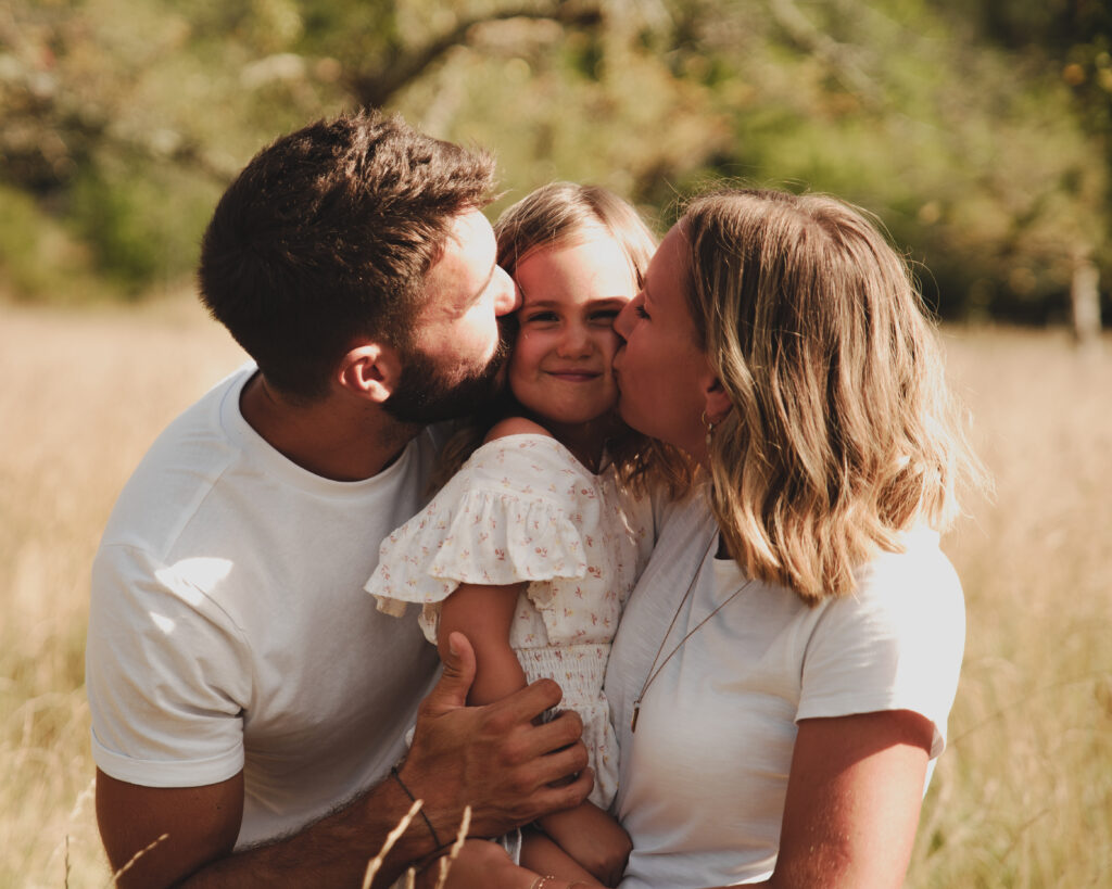 photographie famille champ